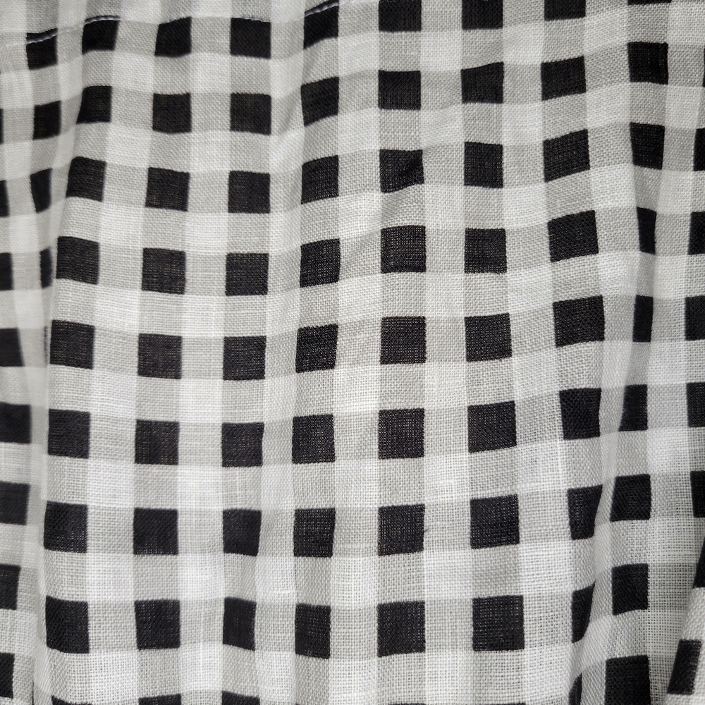 NWT Sleeper Marquise black and white gingham, sz xs - Picture 6 of 16